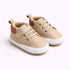 Beige Baby Sneaker with Velcro Strap