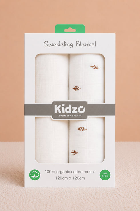 2-Pack Muslin Swaddle Blanket