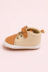 Baby Classic Velcro Strap Sneakers (Brown & White)