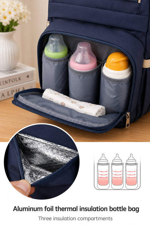 DUOHUI Baby Backpack (Navy)