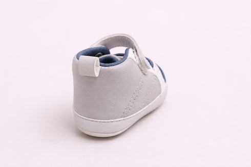 Baby Sneakers with Velcro Straps (Grey)