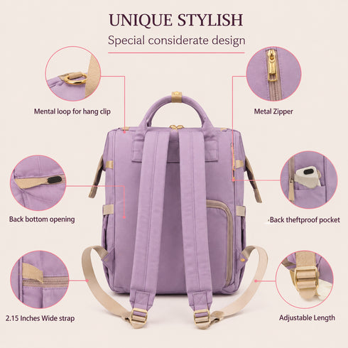 Sunshine Pastel Baby Diaper Bag