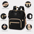 2-in-1 Diaper Backpack & Portable Crib (Black)