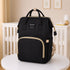 2-in-1 Diaper Backpack & Portable Crib (Black)