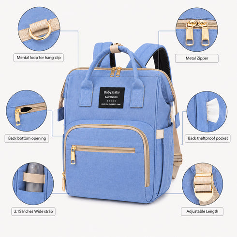 Blue Baby Diaper Bag