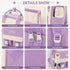 Light Purple Fashion Baby Diaper Bag