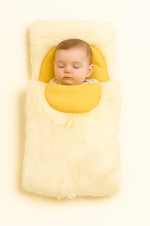Yellow Fur Carry Nest