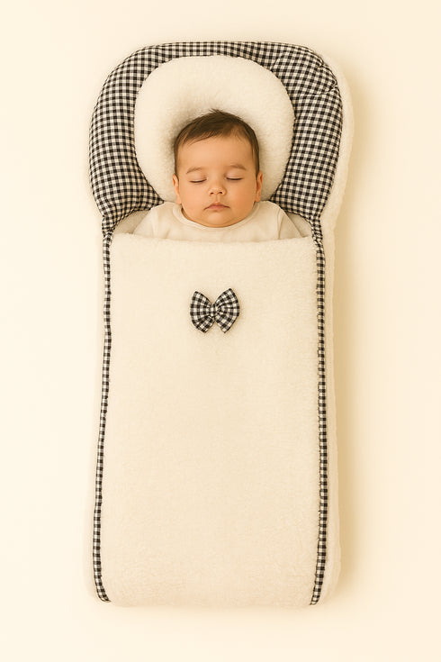 Checkered Bow Carry Nest