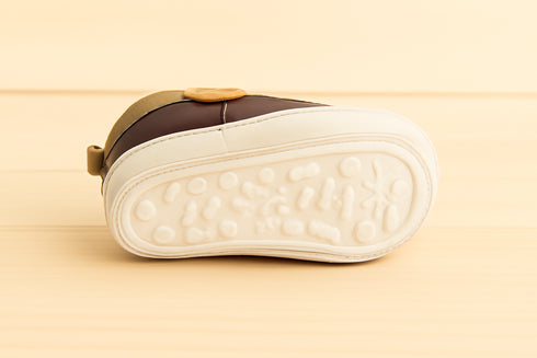 Brown Baby Sneaker with Velcro Strap