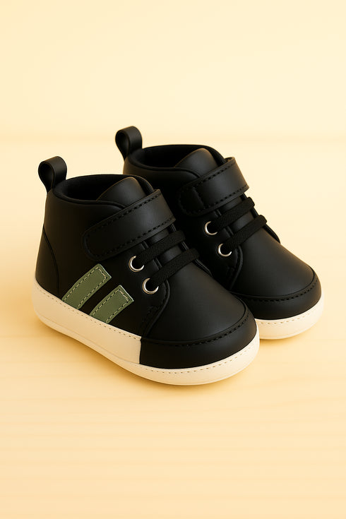 Green Baby Sneaker with Velcro Strap