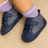 Navy Blue Baby Sneaker with Velcro Strap