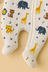 Little Safari Fleece Footed Sleepsuit