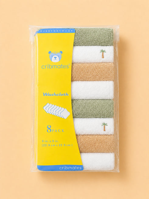 8-Pcs Baby Face Towel Gift Set