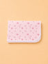 Pink Teddy Dreams Waterproof Baby Changing Sheet (49 × 69 cm)