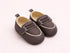 Chocolate Brown Luxe Dot Slip-Ons Sneakers
