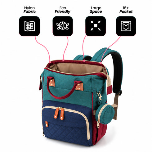 UrbanNest Colorblock Diaper Bag