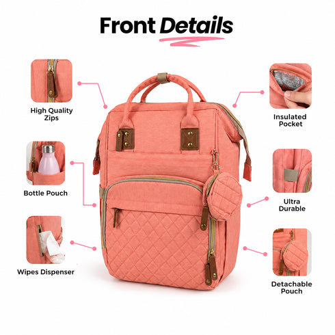 USB Waterproof Maternity Diaper Backpack