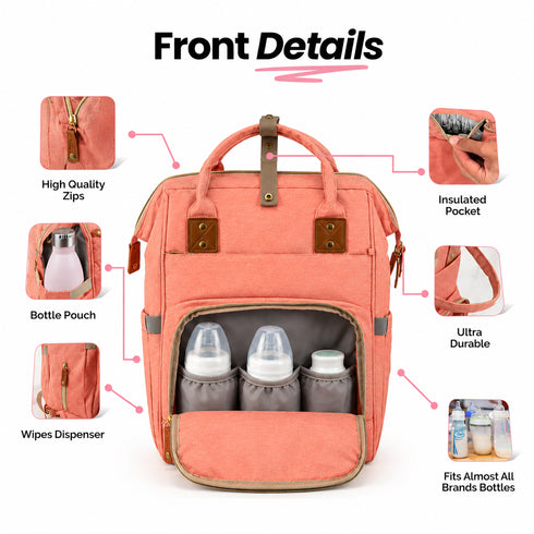 USB Waterproof Maternity Diaper Backpack