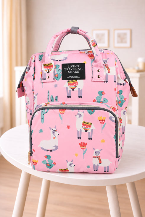 Baby Diaper Bag Waterproof (Pink)