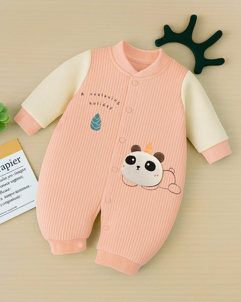 Panda Flannel Fleece Sleepsuit