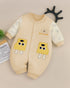 Dog Flannel Fleece Sleepsuit (Yellow)