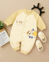 Yellow Puppy Flannel Fleece Sleepsuit
