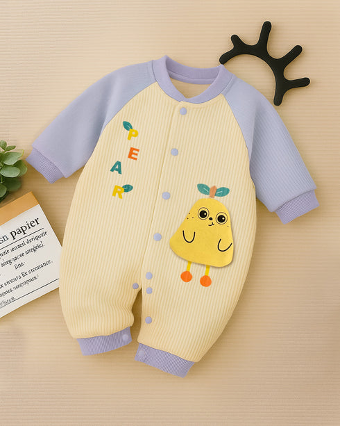 Pear Flannel Fleece Sleepsuit