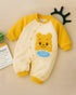 Coral Fleece Padded Sleepsuit(yellow)