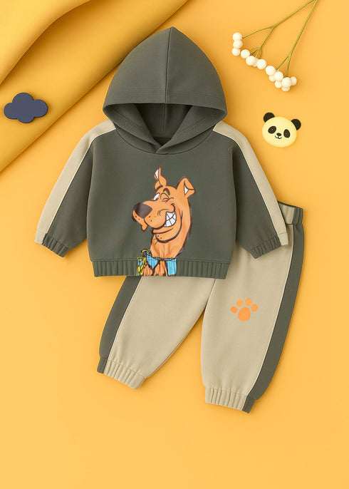 Scooby-Doo Printed Fleece Hooded Set