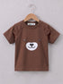 Playful Bear Raglan Interlock Short Set (Brown)