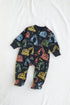 Little Builder Dreams Printed Fleece Footed Sleepsuit