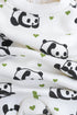 Panda Printed Fleece Footed Sleepsuit