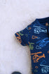 Navy Helicopter Henley Romper