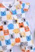 Bunny & Bear Patterned Zip-Up Romper
