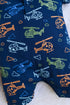 Navy Helicopter Henley Romper