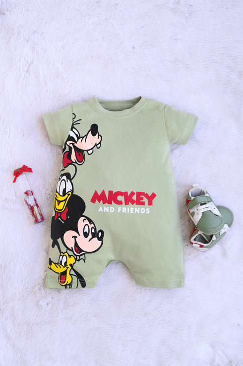 Mickey & Friends Buttoned Romper