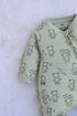 Teddy Bear Interlock Footed Sleepsuit