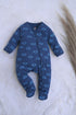 Eye Pattered Footed Interlock Footed Sleepsuit