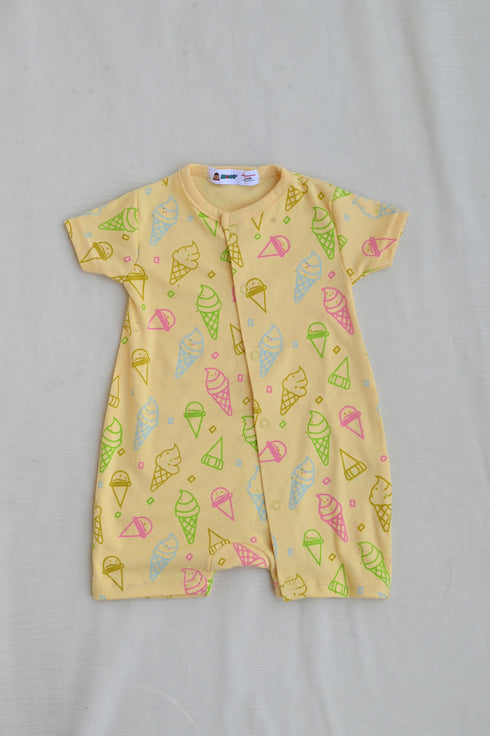 Scoopy Doodle Button Down Romper