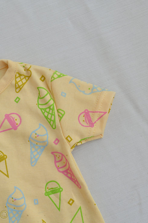 Scoopy Doodle Button Down Romper