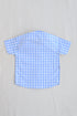Sky Blue Checkered Button Down Shirt