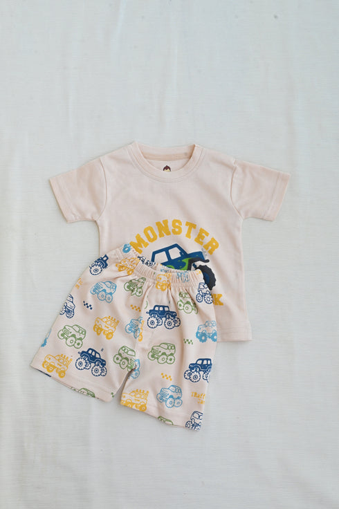 Monster Truck Interlock Short Set