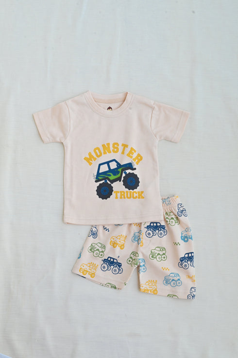 Monster Truck Interlock Short Set