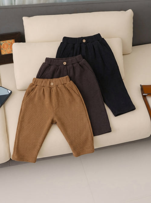 Pack Of Three Ribbed Pants