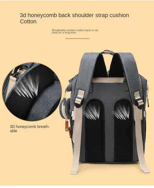 USB Waterproof Maternity Diaper Backpack