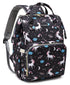 Baby Diaper Bag (Waterproof) Unicorn Black - Sunshine