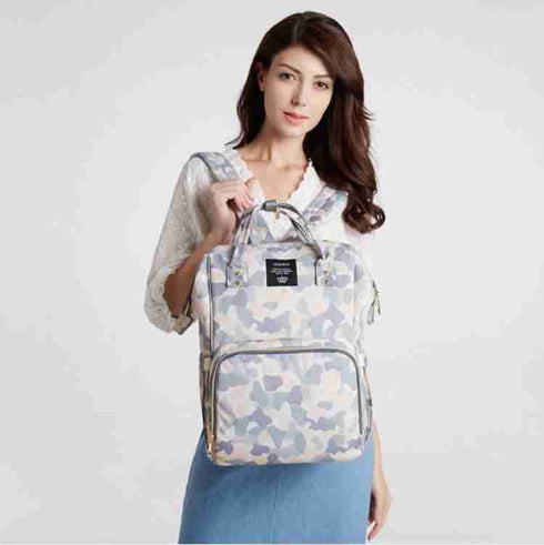 Diaper Bag Backpack with Changing Sheet
