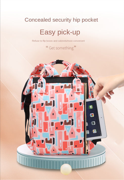 Waterproof Double Shoulder Mommy Bag