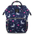 Baby Diaper Bag (Waterproof) Unicorn Blue- Sunshine