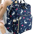 Baby Diaper Bag (Waterproof) Unicorn Blue- Sunshine